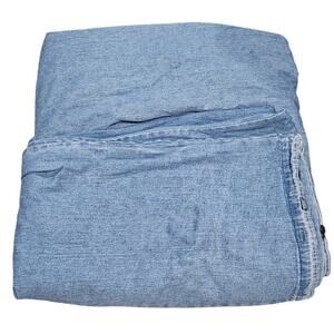 Vintage Y2K Ralph Lauren Denim Jean Duvet Cover Full/Queen Cotton Western